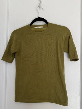 6397 Olive Short Sleeve Tee Size XS
